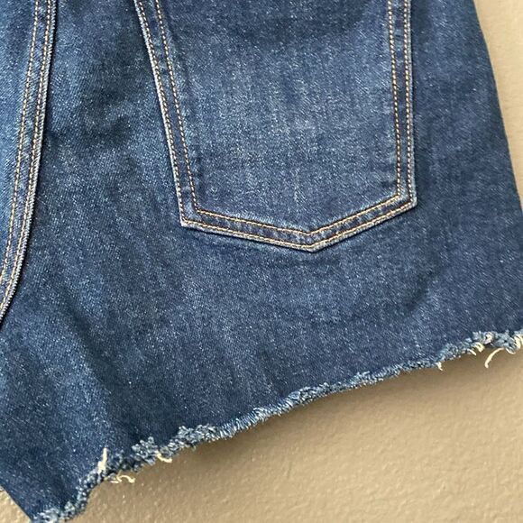 old navy higher high rise sky hi aline secret smooth pockets shorts Wyatt wash - Picture 11 of 11